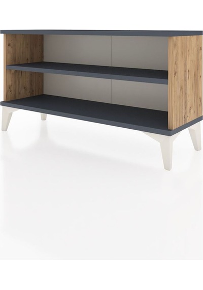 Arges Şifonyer Tek Raflı 88x30x48 Çam-antrasit Atlas Çam