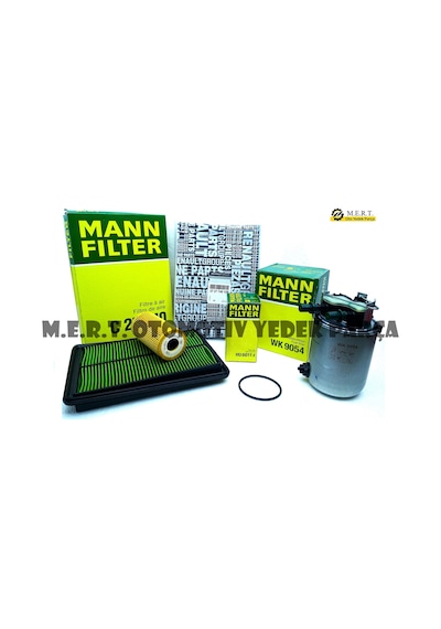 Nissan Qashqai 1.6 Dci Mann Filtre Bakım Seti (2014-2018)