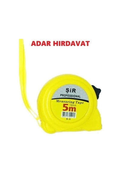 Şerit Metre Sarı Siyah Profesyonel 3x19mm Royaleks-özş-8879 3 M