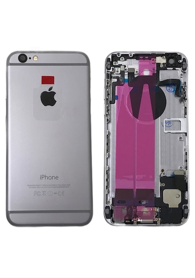 Apple Uyumlu iPhone 6 Full Dolu Kasa A1586 Siyah