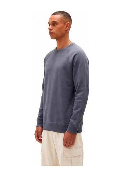 Bad Bear Born To Chill Asfalt Sırt Baskılı Erkek Sweatshirt Antrasit