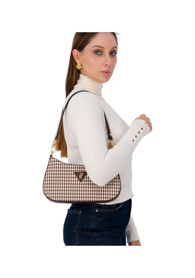 Çapraz Çanta Kadın Silver Polo 1251-47932 Sılver Polo Çapraz Bayan Çantası M191 Kahve Sarı-mat Kahve Çok Renkli