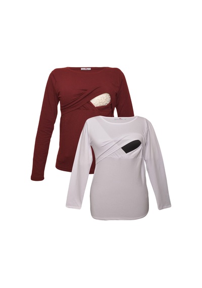 Luvmabelly Myra2703_2708 Emzirme Tshirt Seti
