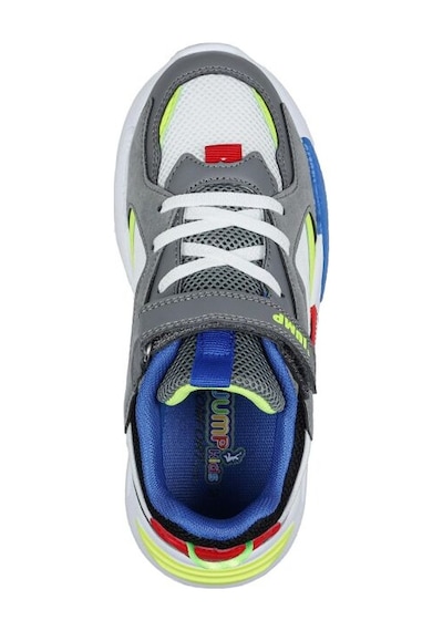 Jump 30058 Çocuk Sneaker Günlük Spor Ayakkabı Gri Beyaz Gri Beyaz
