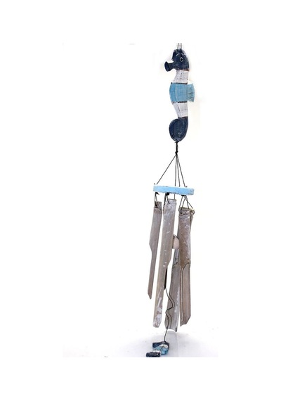 Ahşap Rüzgar Çanı No:1 Dekoratif Obje 70cm