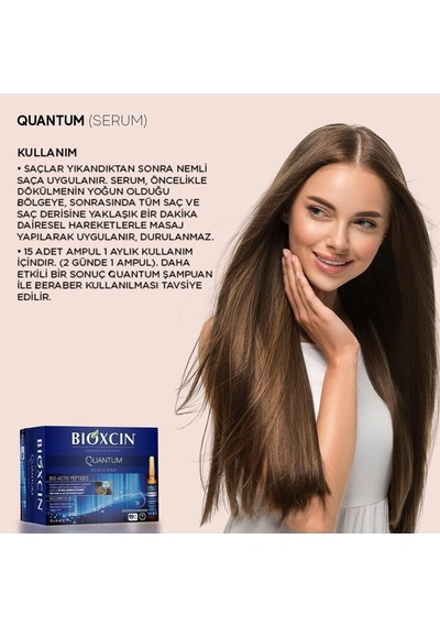 Quantum Bio-activ Serum, Saç Dökülmesine Karşı, 15 X 6 Ml