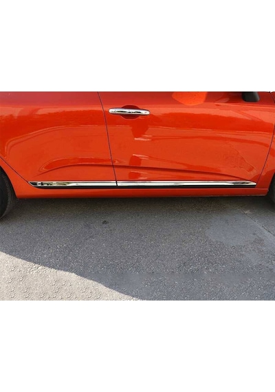 Renault Clio 5 Krom Yan Kapı Çıtası 4 Parça 2019 ve   Sonrası