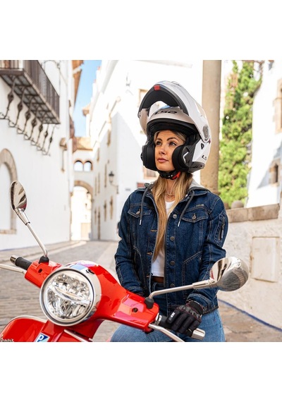 Çene Açılır Kask Ls2 Strobe 2 Beyaz Orjinal Vizörlü Xl