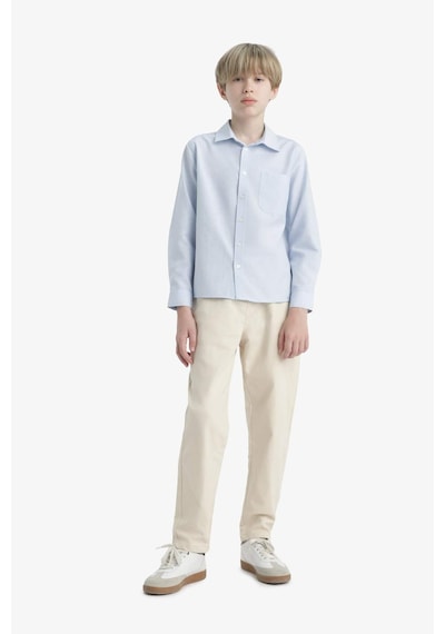 Defacto Erkek Çocuk Okula Dönüş Regular Fit Polo Yaka Oxford Uzun Kollu Gömlek F3268a825aube793 Mavi Defacto Erkek Çocuk Okula Dönüş Regular Fit Polo Yaka Oxford Uzun Kollu Gömlek F3268a825aube793 Mavi
