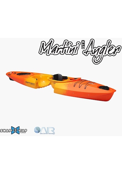 Point65 Martini Gtx Angler Solo Kano-sarı-turuncu
