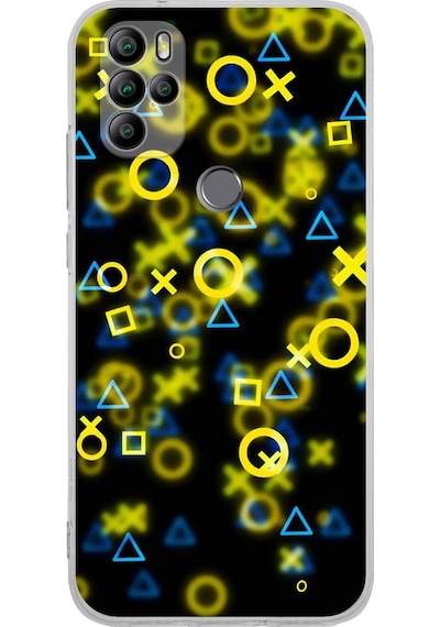 General Mobile Gm 21 Pro New Edition Uyumlu Kamera Korumalı Semboller Kılıf Şeffaf