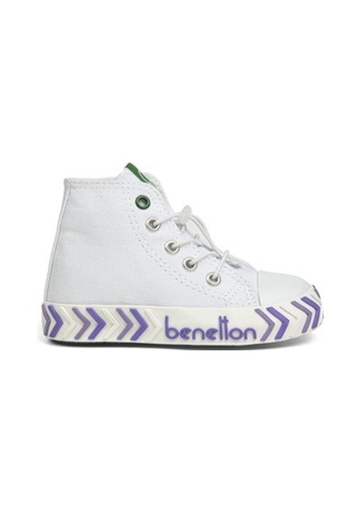 United Colors Of Benetton Benetton® | Bn-30644 - 3394 Beyaz Lila - Çocuk Spor Ayakkabı
