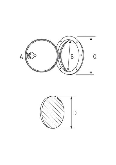 Nuova Rade  Kapağı Beyaz 190Mm Tekne.Karavan