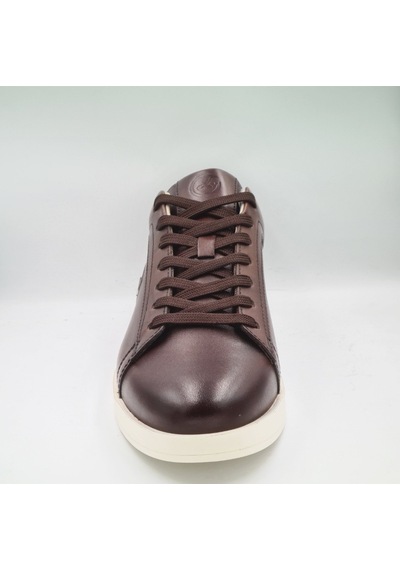Libero 4704 Kahve Hakiki Deri Erkek Günlük Sneaker Ayakkabı Kahverengi