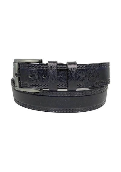 Süzer Deri Siyah Hakiki Deri Desenli Model 4.5 Cm.lik Spor Kot Kemer - 500-28 001