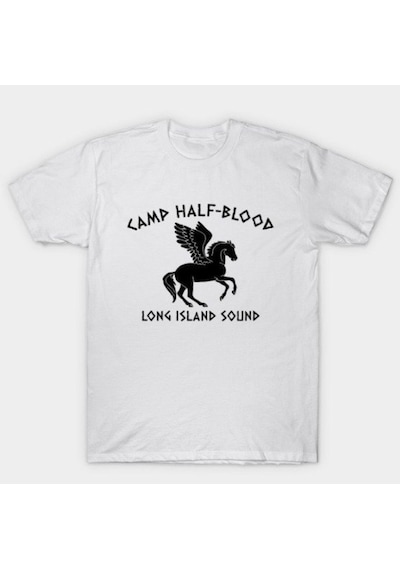 Camp Half Blood Long Island Sound Baskılı T-Shirt Çok Renkli