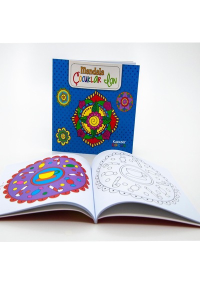 Mandala Çocuklar İçin Mavi