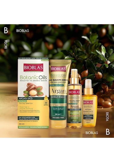 Bioblas Botanic Oils Argan Yağlı Saç Kremi 250 Ml Onarıcı Argan Saç Bakım Kremi