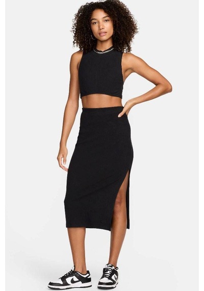 Nike Tight Fit Mock Neck Crop Tank Top Kadın Crop Dar Kesim Yüksek Yaka Fitilli Jarsey Atlet Siyah Siyah Nike Tight Fit Mock Neck Crop Tank Top Kadın Crop Dar Kesim Yüksek Yaka Fitilli Jarsey Atlet Siyah Siyah