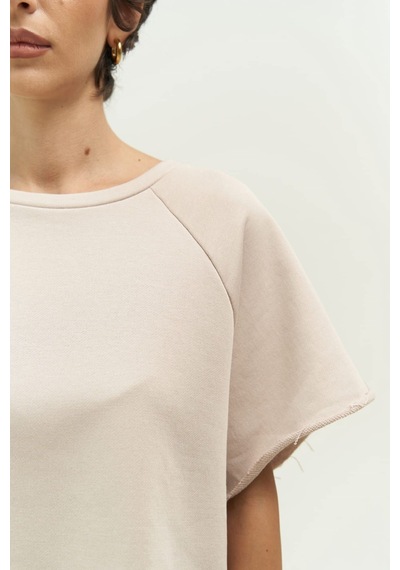Mai Collection Mai Studios Co. Vero Bej Crop Eşofman Takım Bej
