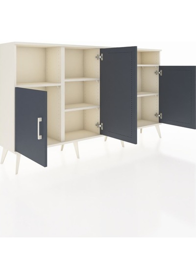 Arges Konsol 5 Raflı 4 Kapaklı 176x30x99 Aytaşı-antrasit/aytaşı Antrasıt/aytası - Aytası Arges Konsol 5 Raflı 4 Kapaklı 176x30x99 Aytaşı-antrasit/aytaşı Antrasıt/aytası - Aytası