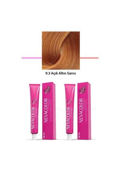 2 Li Set Premium 9.3 Açık Altın Sarısı - Kalıcı Saç Boyası 2 X 50 G Tüp