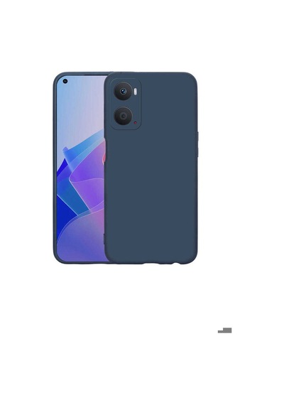 Oppo A76 Kılıf Zore Mara Lansman Kapak Lacivert