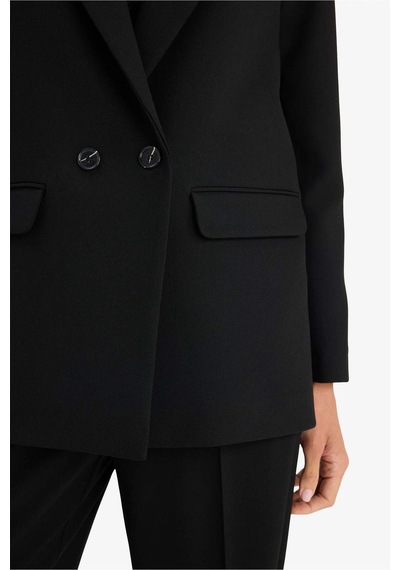 Defacto Oversize Blazer Ceket G9099ax26spbk81 Siyah-bk81