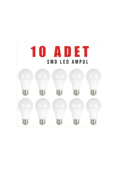 Markasız 9w Led Beyaz 10 Lu Paket