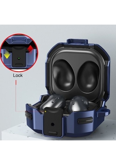 Samsung Galaxy Uyumlu Buds 2 Pro Kılıf Tank Klipsli Çift Renk Koruma Sf11