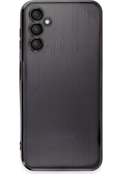 Newface Samsung Galaxy Uyumlu A14 4g Kılıf Razer Lensli Silikon Glblseme - 63 - Siyah Sıyah