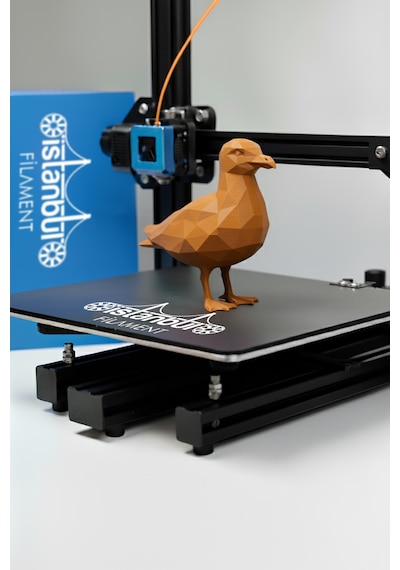 İstanbul Filament 3d Baskı Pla Filament Sütlü Kahve Renk 1 Kg Ø 1,75mm 0,05 Mm Bambu Lab Uyumlu 1.75mm