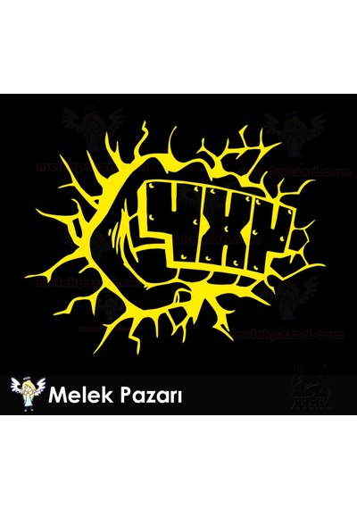 4X4 Yumruk Off Road Sticker 4X4 Yumruk Off Road Sticker