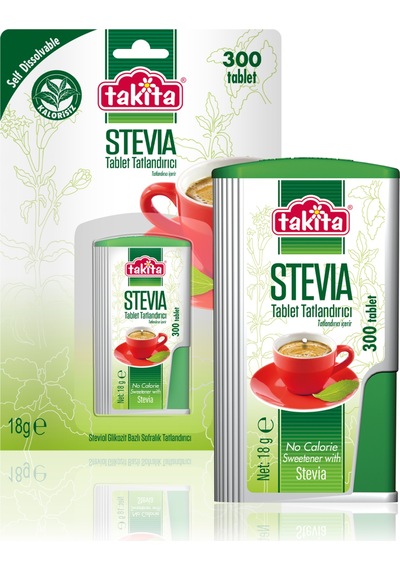 Takita Stevia Tablet Tatlandırıcı 300 Tablet