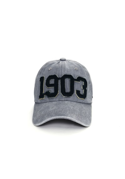 Berellini 1903 Kartal Yıkamalı Şapka Special Edition Gri - Siyah