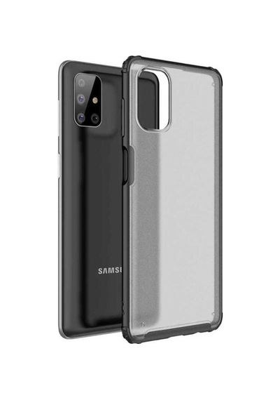 Galaxy M51 Kılıf Zore Volks Kapak Siyah