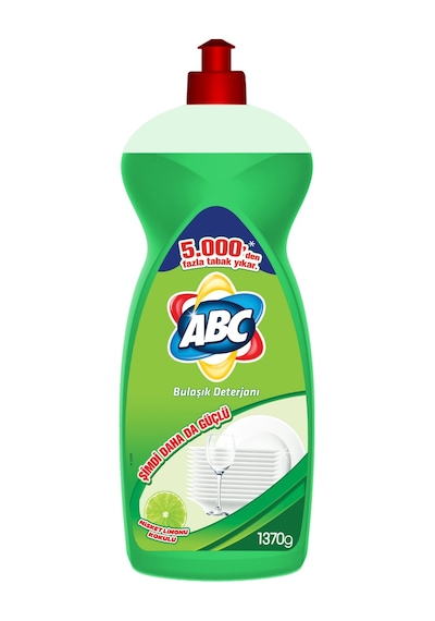 ABC Mi̇sket Li̇monu Kokulu Sıvı Bulaşık Deterjan 1370 ML