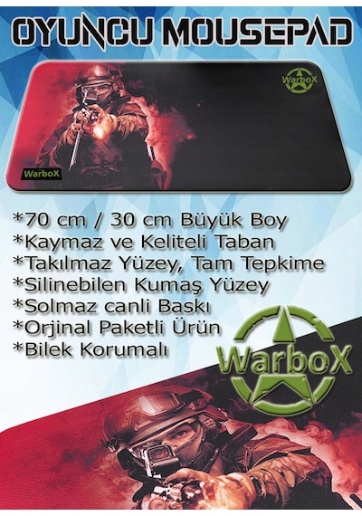Warbox Michael i3-9100 16 GB 256 GB SSD 250 GB HDD GT740 4 GB 22"Masaüstü Oyuncu Bilgisayarı