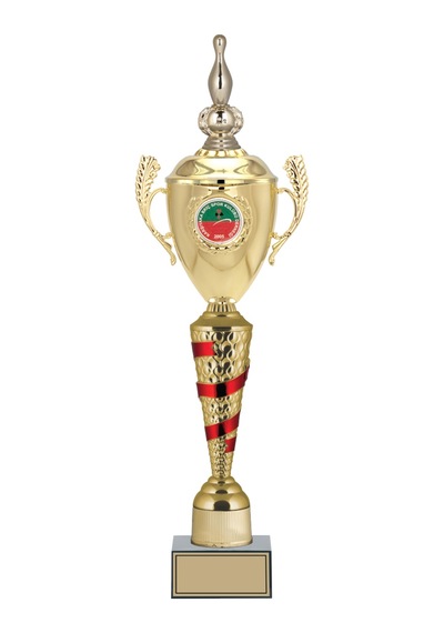 Odak Kupa - Figürlü Kupalar - Bowling / Labut Figürlü Kupalar Fg-084 B - 60 Cm Altın - Beyaz