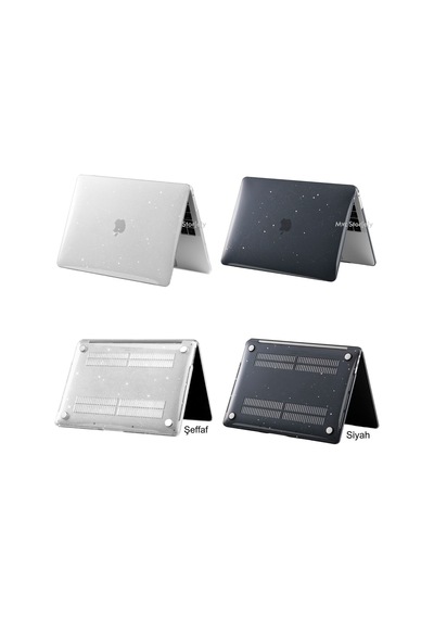 Mcstorey Apple Uyumlu MacBook Air Kılıf 15.3 İnç M2-m3 İçin Simli Kristal Parlak A2941 A3114 İle 001