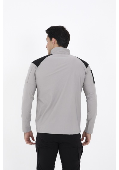 Camp Scoutland Camp137 Outdoor Tactical Su iticili Erkek Taş Taktik Sweatshirt Taş