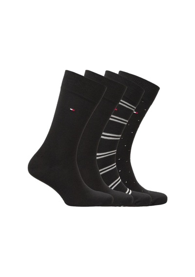 Tommy Hilfiger Tommy Hılfıger Erkek 4 Lü Çorap 701224441-002 Çok Renkli