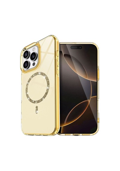 Apple İphone 15 Pro Max Live Diamond Magsafe Kapak