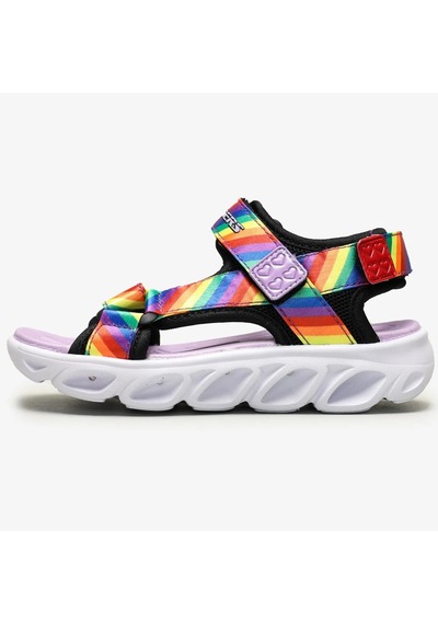 Skechers Hypno - Splash Kids Rainbow Lights Sandals Cırtlı Işıklı Çocuk Sandalet Mor