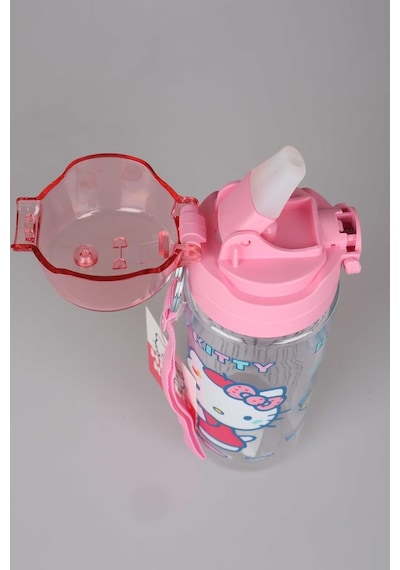 Hello Kitty Lisanslı Tritan Matara, 500 Ml, Pembe Çok Renkli
