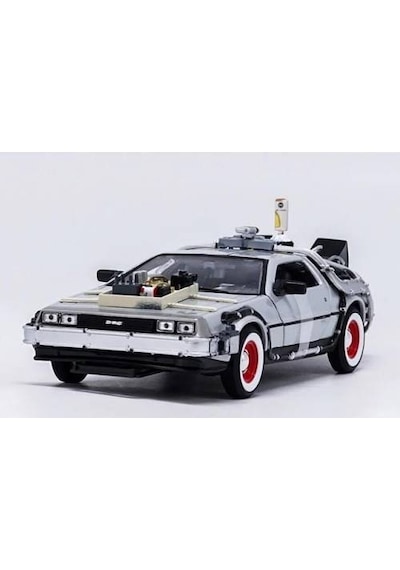 Welly Geleceğe Dönüş Arabası Seri 3 Metal Model Araba Back To The