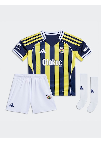 Fenerium Fenerbahçe S.k. Çubuklu Forma 25/26 Miniset İç Saha Forması Beyaz