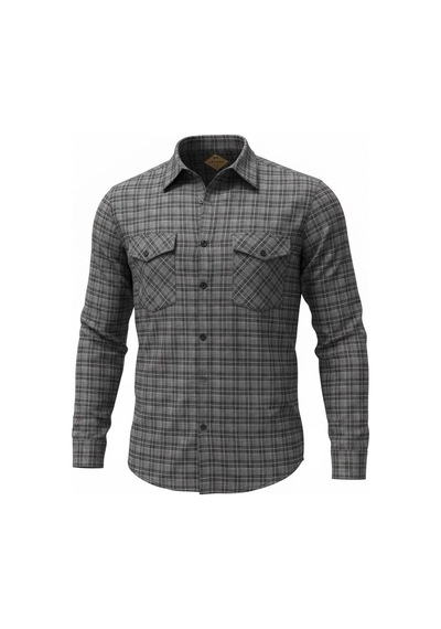 Linen Keten Klasik %100 Cotton Uzun Kollu Terletmeyen Gömlek Gri