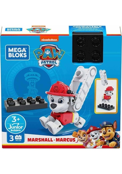 Mega Bloks Paw Patrol The Mighty Movie Film Karakter Figürleri - Marshall - 2