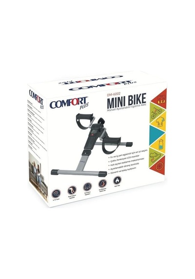 Comfort Plus Dm-6002 Dijital Ekranlı Katlanabilir Manuel Egzersiz Pedalı